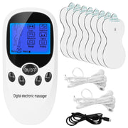 Electric Muscle Stimulator Dual Channels Pulse Massager - Home Brains And Brawn