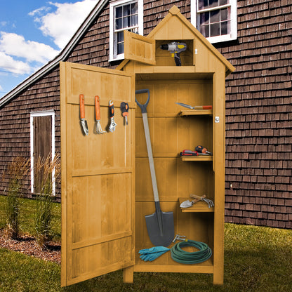 Compact Outdoor Garden Tools Storage Shed - Home Brains And Brawn