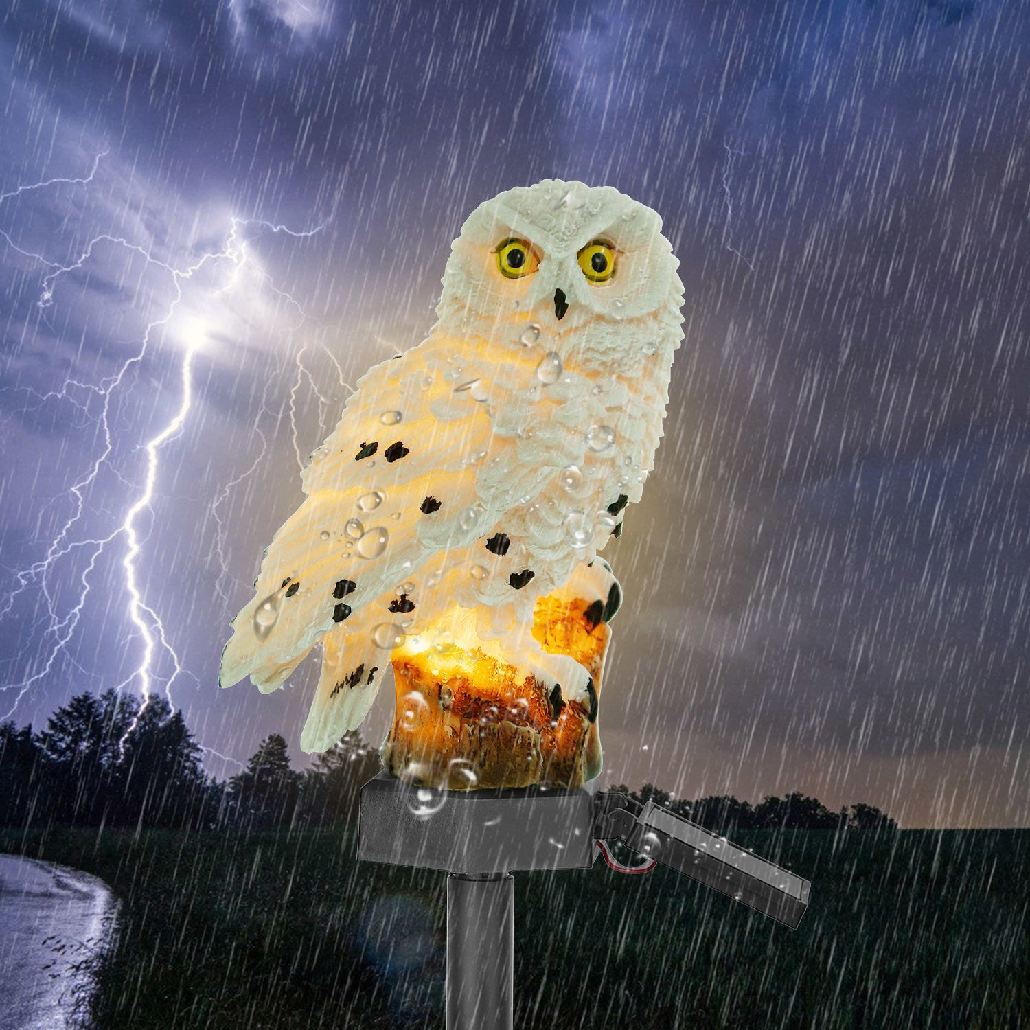 Solar Powered Owl Garden Light - HomeBrainsandBrawn