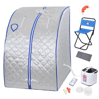 Portable Sauna Silver - Home Brains And Brawn