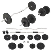 Barbell and Dumbbell Set 66.1 lb - Home Brains And Brawn