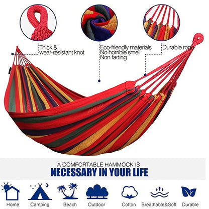 Outdoor Garden Camping Hammock - HomeBrainsandBrawn