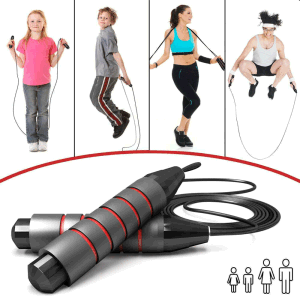 Jump Rope Gym Aerobic Exercise Boxing Skipping Adjustable Bearing Speed Fitness XH - HomeBrainsandBrawn