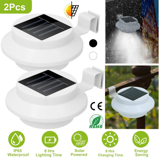 Solar Powered Gutter Lights Outdoor - Home Brains And Brawn