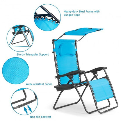 Folding Recliner Lounge Chair - HomeBrainsandBrawn