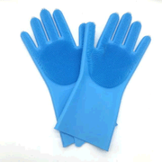 1 Pair Dishwashing Cleaning Gloves Magic Silicone Rubber Dish Washing Glove - Home Brains And Brawn