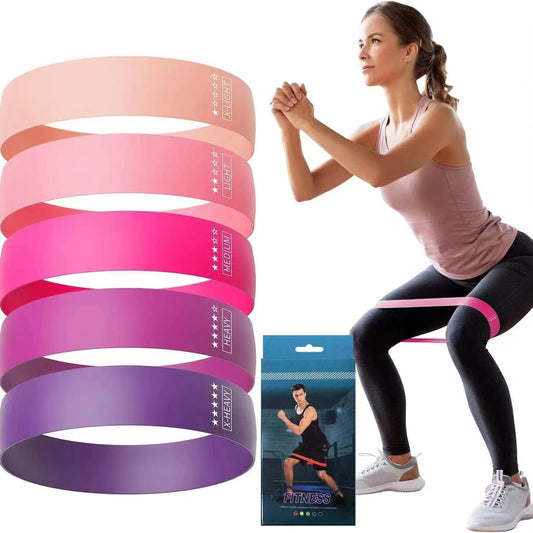 5pcs/set Different Stretch Band; Resistance Tape - Home Brains And Brawn