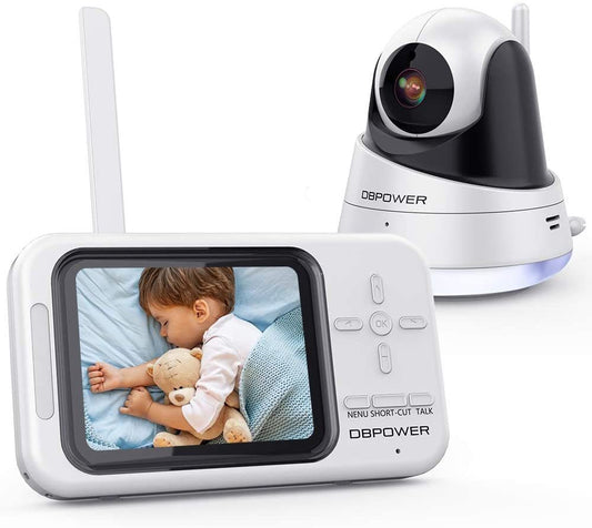 3.5" Baby Monitor with Camera and Audio Night Vision - Home Brains And Brawn
