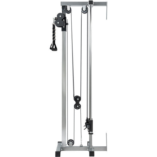 Lat Pulldown Machine Home Gym Fitness Silver - Home Brains And Brawn