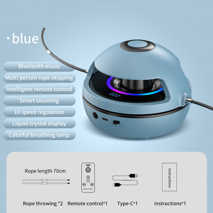 10-level Speed Regulation Intelligent Remote Control Rope Skipping Machine - Home Brains And Brawn
