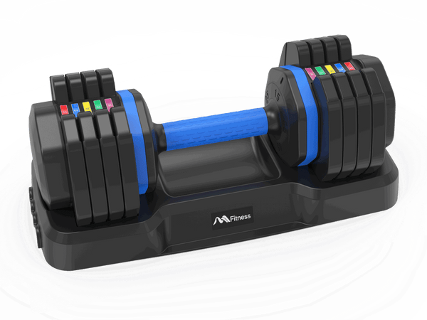 Adjustable Dumbbell - 55lb Single Dumbbell with Anti-Slip Handle - Home Brains And Brawn