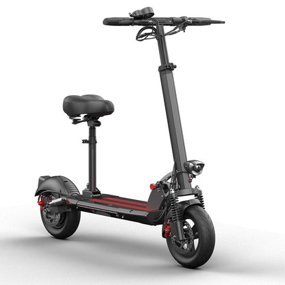 E-Scooters Off Road Foldable 10 inches Long Range E-Scooter With Seat - Home Brains And Brawn