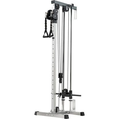 Lat Pulldown Machine Home Gym Fitness Silver - Home Brains And Brawn