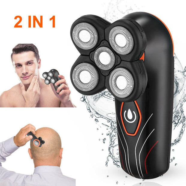 4D Electric Shavers Razor IPX7 Waterproof Wet & Dry - Home Brains And Brawn