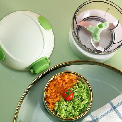 Manual Meat Mincer Garlic Chopper Rotate Garlic Press Crusher Vegetable Onion Cutter - Home Brains And Brawn