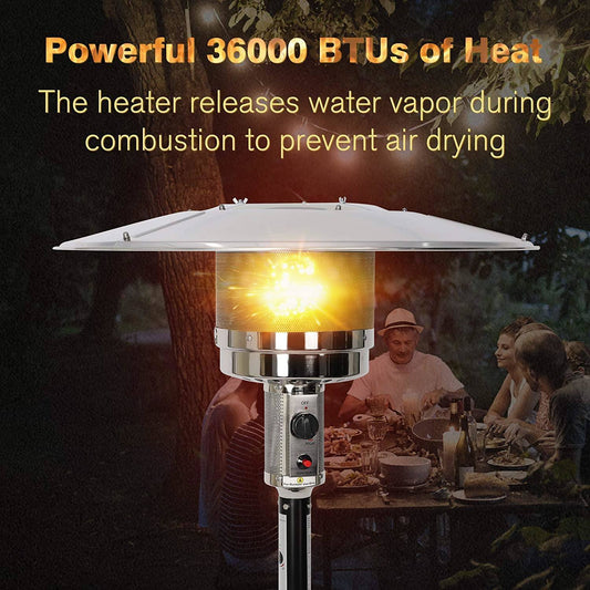 Bosonshop Outdoor Propane Heater Portable Patio Heater - HomeBrainsandBrawn