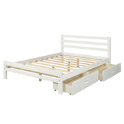 Full Size Bed Frame with Storage - Home Brains And Brawn