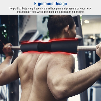 Barbell Pad Support Squat Bar Foam Cover Pad Weight Lifting Pull Up Neck Shoulder Protector - Home Brains And Brawn
