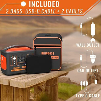 Portable Power Station Solar Generator - HomeBrainsandBrawn