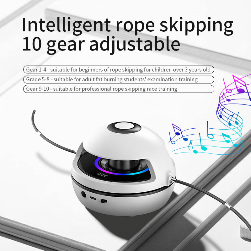 10-level Speed Regulation Intelligent Remote Control Rope Skipping Machine