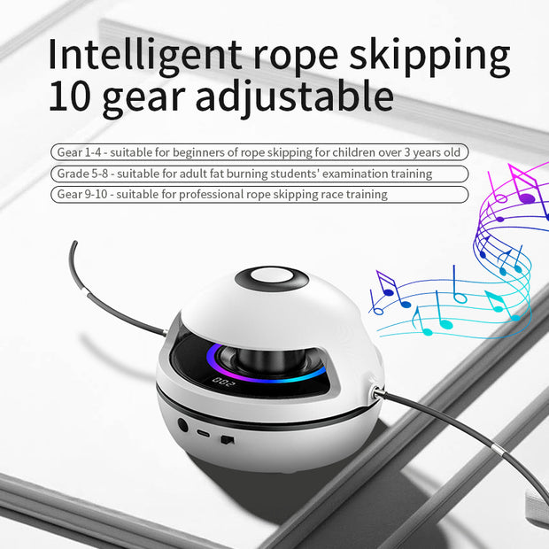 10-level Speed Regulation Intelligent Remote Control Rope Skipping Machine - Home Brains And Brawn