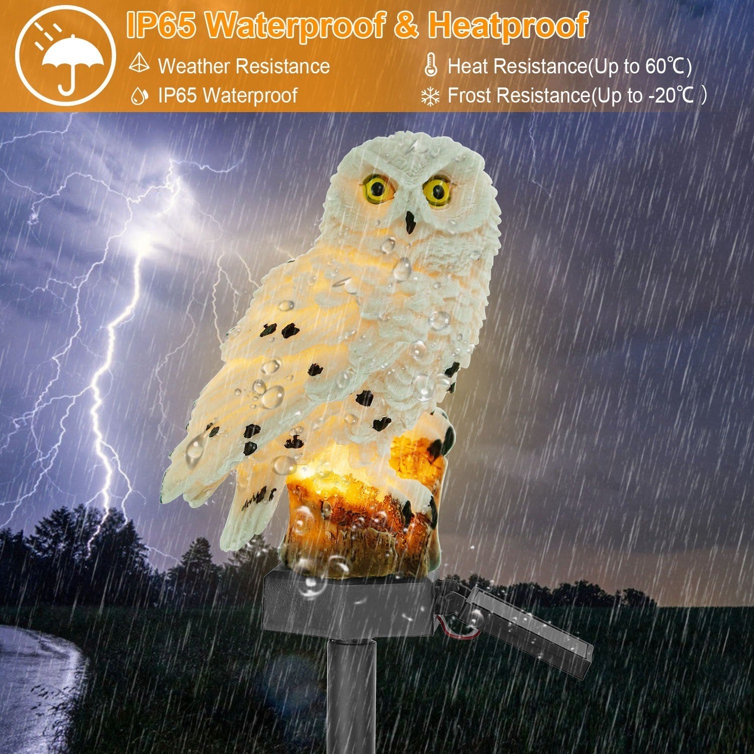 Solar Powered Owl Garden Light - HomeBrainsandBrawn