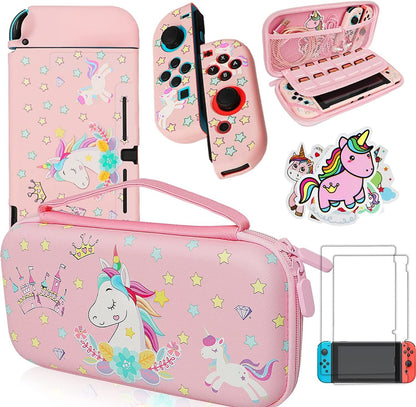Pink Unicorn Carrying Case Compatible - Home Brains And Brawn