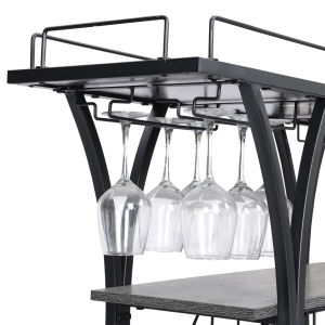 Industrial Bar Cart Kitchen Bar&Serving Cart - HomeBrainsandBrawn