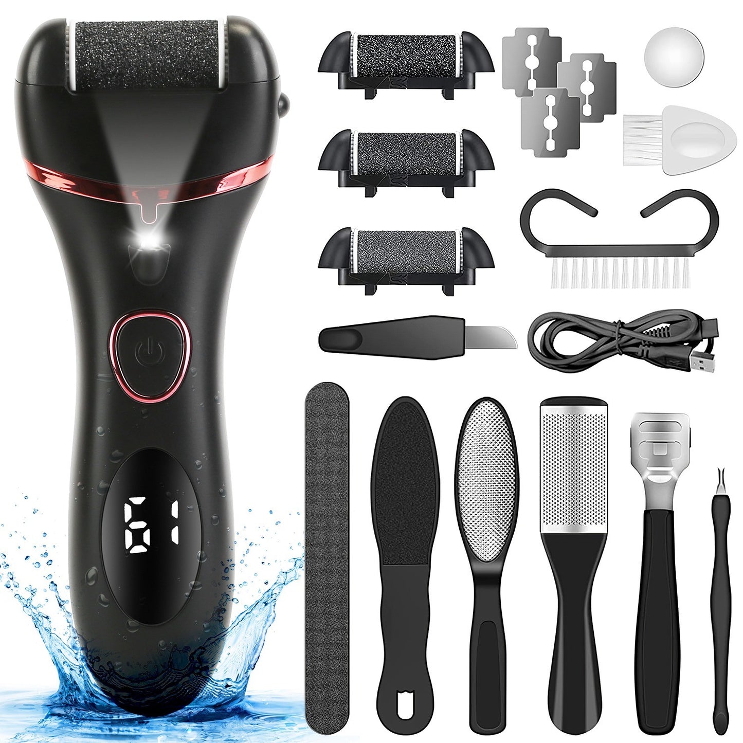 Electric Foot Callus Remover Foot Grinder Rechargeable