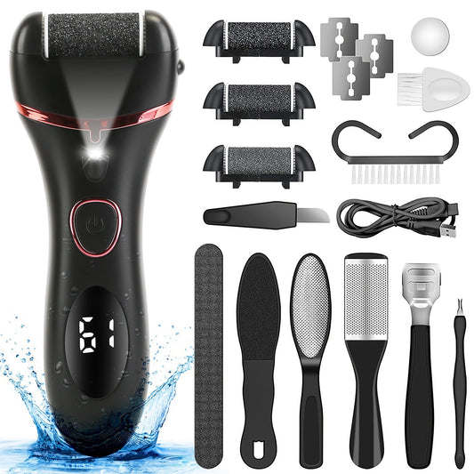 Electric Foot Callus Remover Foot Grinder Rechargeable - Home Brains And Brawn