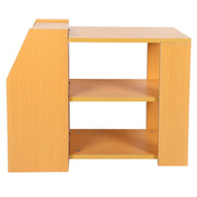 3 Tier Modern Bookshelf Storage Rack Sofa Side Table - Home Brains And Brawn