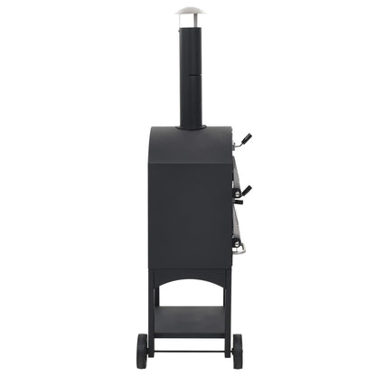 Charcoal Fired Outdoor Pizza Oven with Fireclay Stone - Home Brains And Brawn