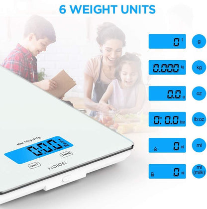 KOIOS USB Rechargeable Food Scale - Home Brains And Brawn
