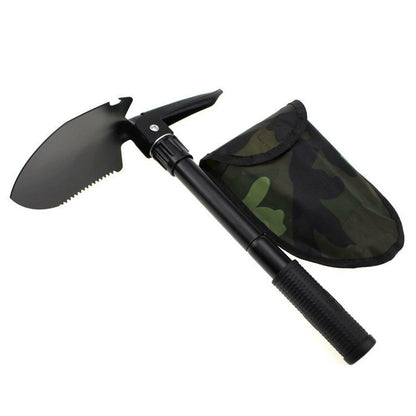 Multi-Function Military Portable Folding Camping Shovel; Garden Outdoor Tool - Home Brains And Brawn