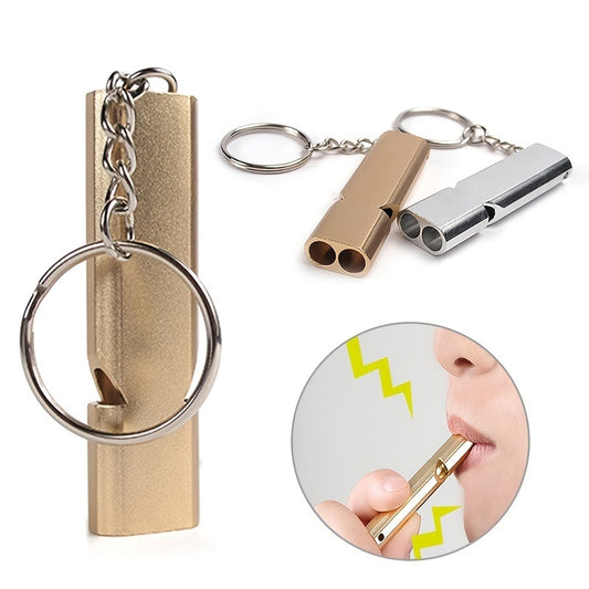 Portable Aluminum Safety Whistle - Home Brains And Brawn