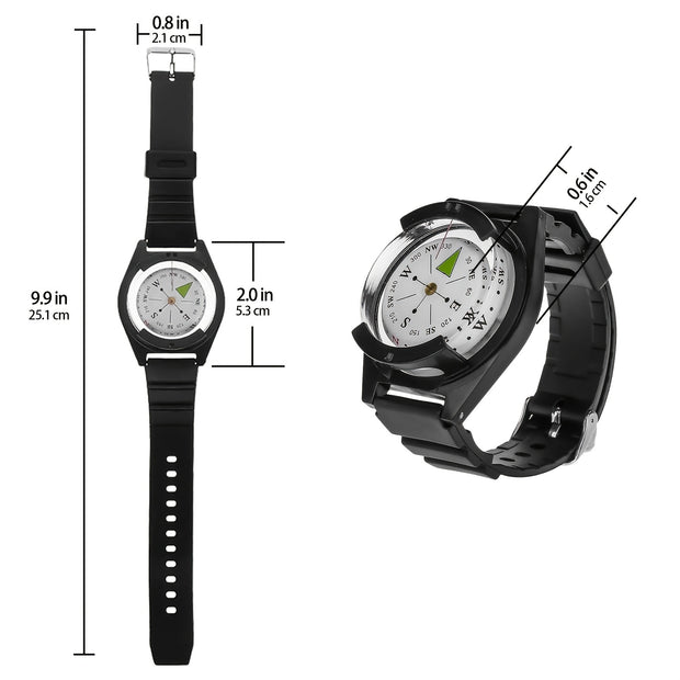 Wrist Watch Compass - Home Brains And Brawn