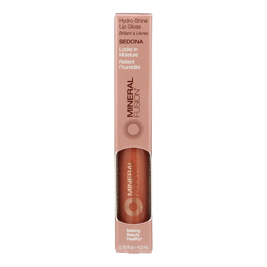 Mineral Fusion - Hydro Shne Lip Gls Sedona - 1 Each-.15 FZ - Home Brains And Brawn