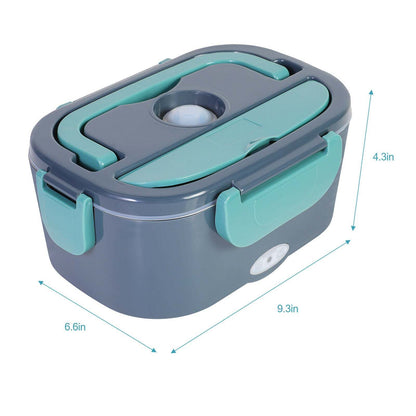 Electric Lunch Box Portable for Car Office Food Warmer Heater Container 40W - Home Brains And Brawn