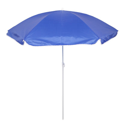 Double Folding Picnic Chairs w/Umbrella Mini Table Beverage Holder Carrying Bag - Home Brains And Brawn