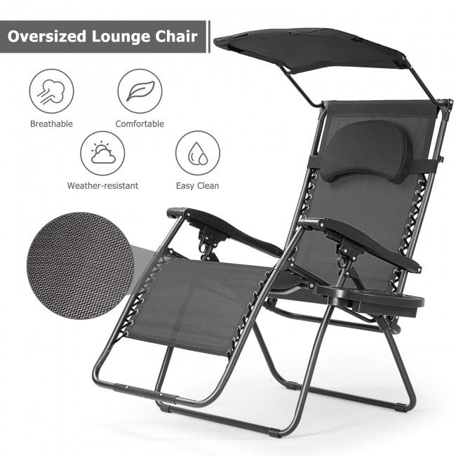 Folding Recliner Lounge Chair