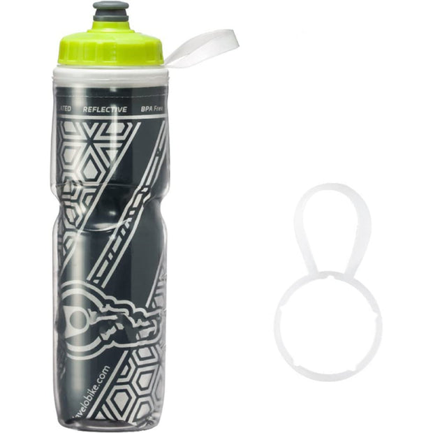 Bicycle Reflective Insulated Water Bottle - Home Brains And Brawn