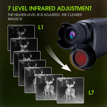 Vabsce True Infrared Night Vision Monocular - Home Brains And Brawn