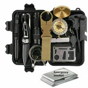 Outdoor Emergency Survival Gear Kit Camping Tactical Tools - HomeBrainsandBrawn