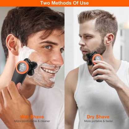 4D Electric Shavers Razor IPX7 Waterproof Wet & Dry - Home Brains And Brawn