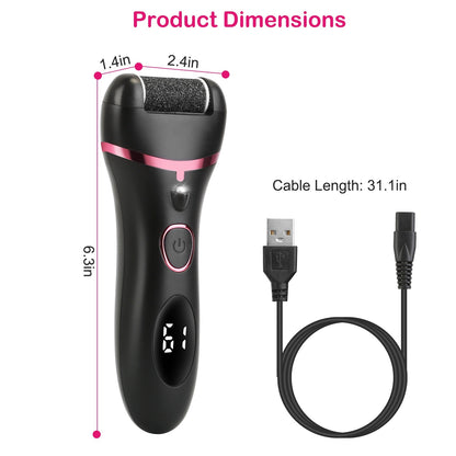 Electric Foot Callus Remover Foot Grinder Rechargeable - Home Brains And Brawn