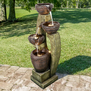 40inches Tall Modern Outdoor Fountain - HomeBrainsandBrawn