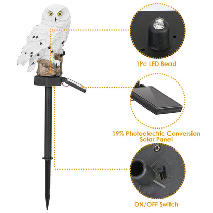 Solar Powered Owl Garden Light - HomeBrainsandBrawn