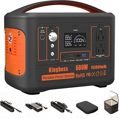 Portable Power Station Solar Generator - HomeBrainsandBrawn