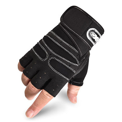 Gloves Weight Exercises Half Finger Lifting Gloves Body Building Training Sport Gym Fitness Gloves for Men Women - Home Brains And Brawn