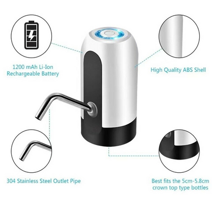 Water Bottle Switch Pump Electric Automatic Universal Dispenser - Home Brains And Brawn